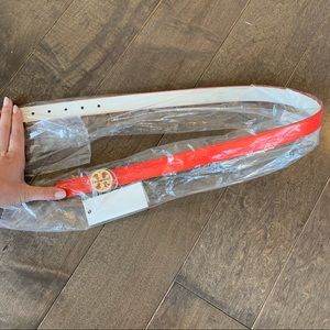 Classic Tory Burch Reversible 1” Logo Belt